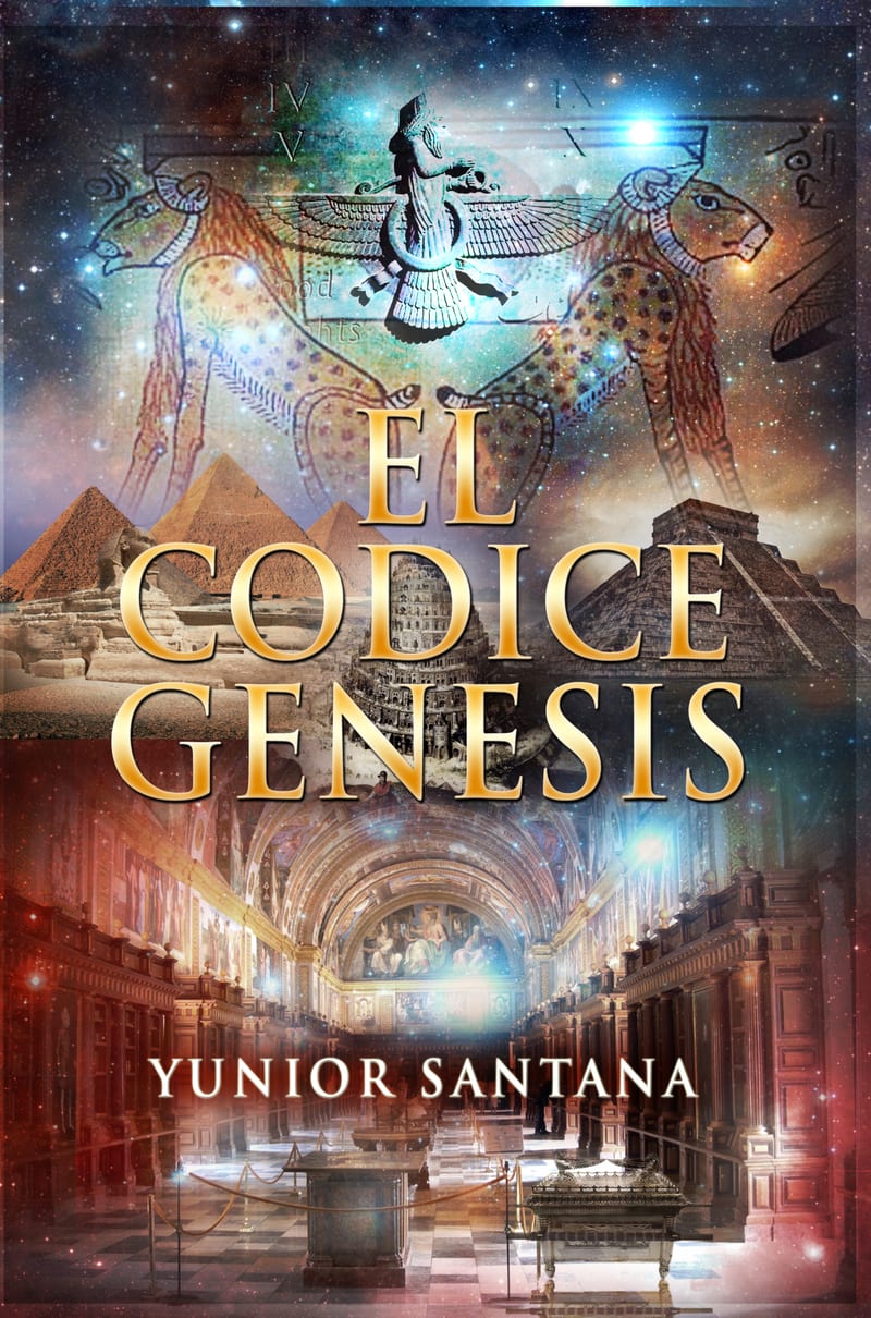 Portada de El Códice Génesis, de Yunior Santana.